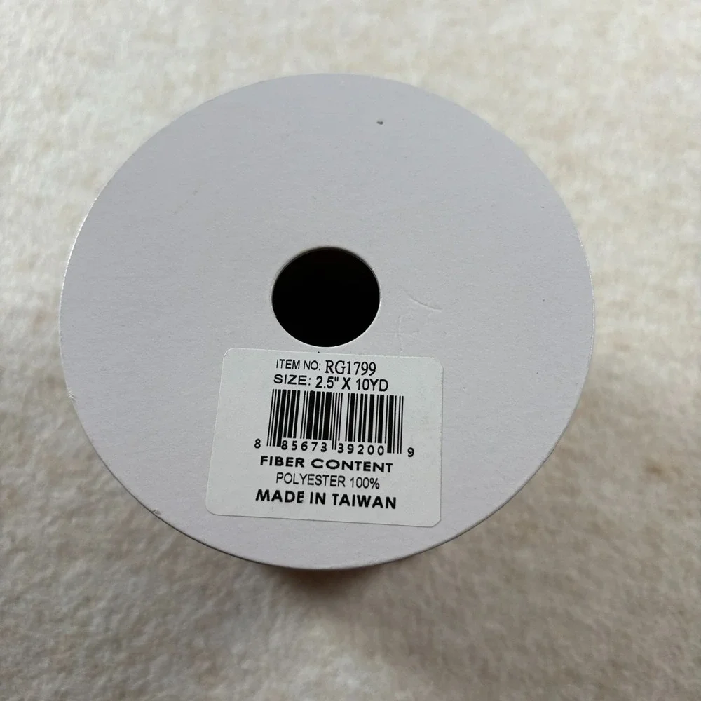 Baseball Stitch Ribbon 2.5